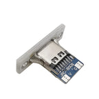 5/10Pcs Type-C USB 3.1 Female Jack Connector 2Pin 4Pin Charging Port USB C Socket With Screw Fixing Plate