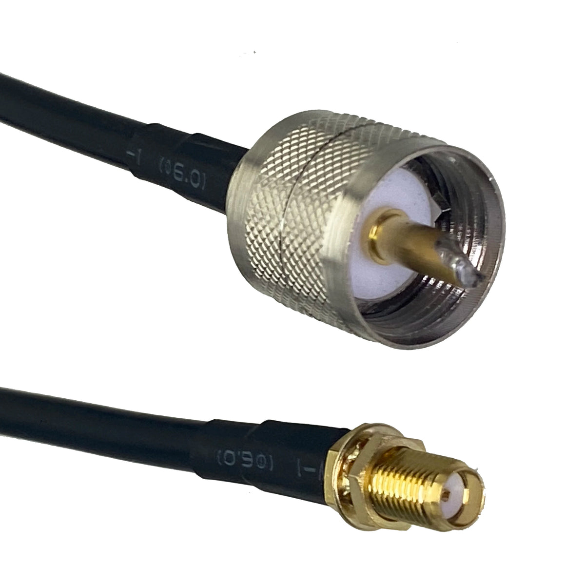 RG316 RG58 UHF PL259 SO239 to SMA Male Plug & Female Jack Straight Connector RF Jumper pigtail Cable 6inch~20M