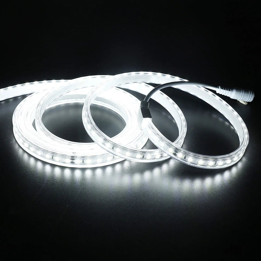 IP68 IP67 Waterproof LED Strip Light 2835 12V 24V DC Natural Warm White 120LED/m Super Bright Flexible Led Tape Lamp 0.5m 5m 10m