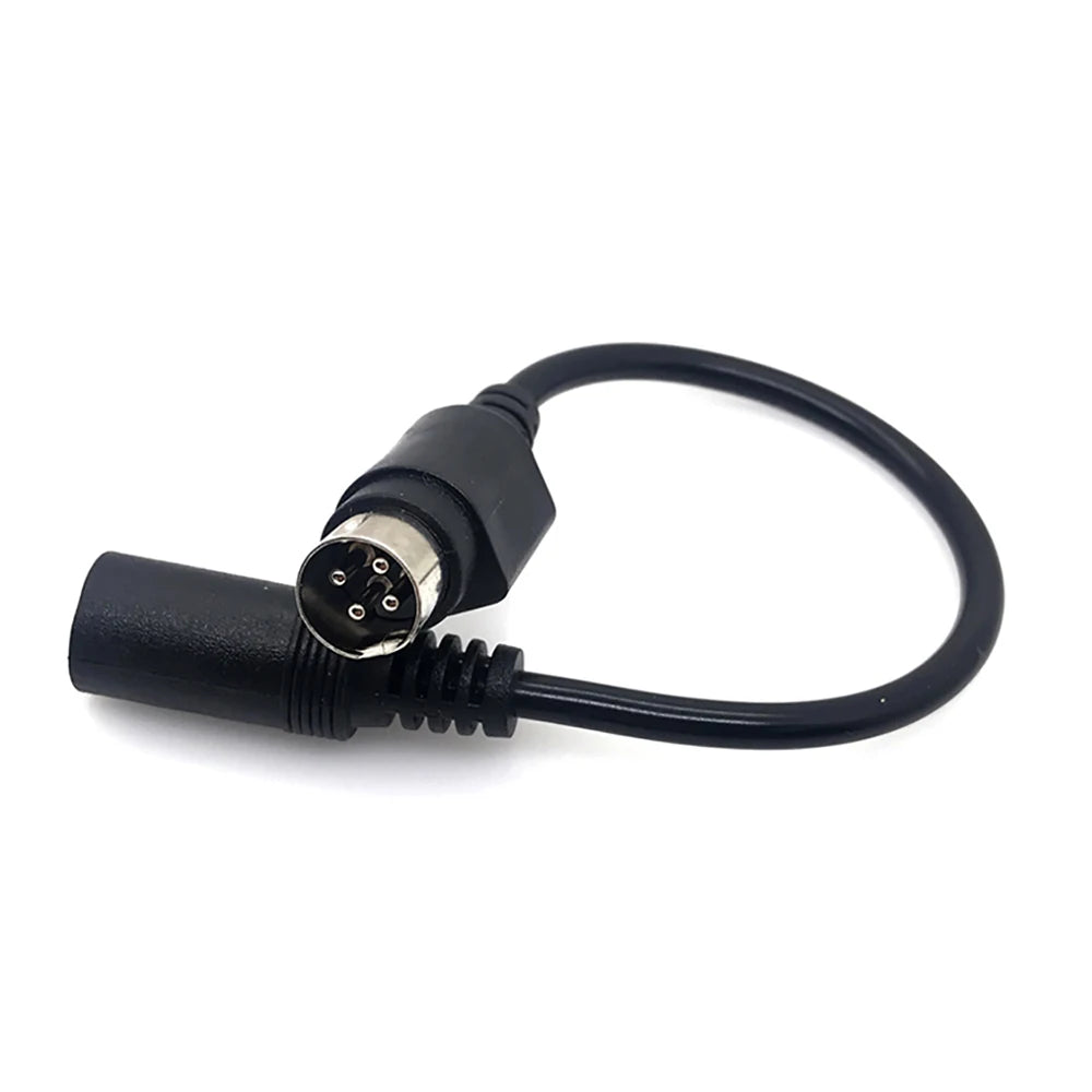 1PCS DC Power Supply Adapter Cable 5.5 X 2.1mm Female to MINI DIN 4 Pin Male For SATO TG-5011-19V-ES TV LCD VCR Lead Wire