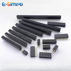 10pcs 2.0mm PH6.35 Straight Female Header Double Row Vertical 2X2/3/4/5/7/8-20/40P PC2.8 1U Gold-plate PCB Pin Socket Connector