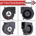 Gdstime 5015 24v Fan 4010 Snail Fan 2PIN DC 5V 12V 3D Printer Mini Fan 7015 7530 Cooling Fan 3010 5020 Turbo Fan Radial Cooler