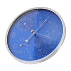Thermometer Barometer Hygrometer Easy To Read Wall Hanging Thermometer Barometer Hygrometer Aluminum Alloy for Indoor Outdoor