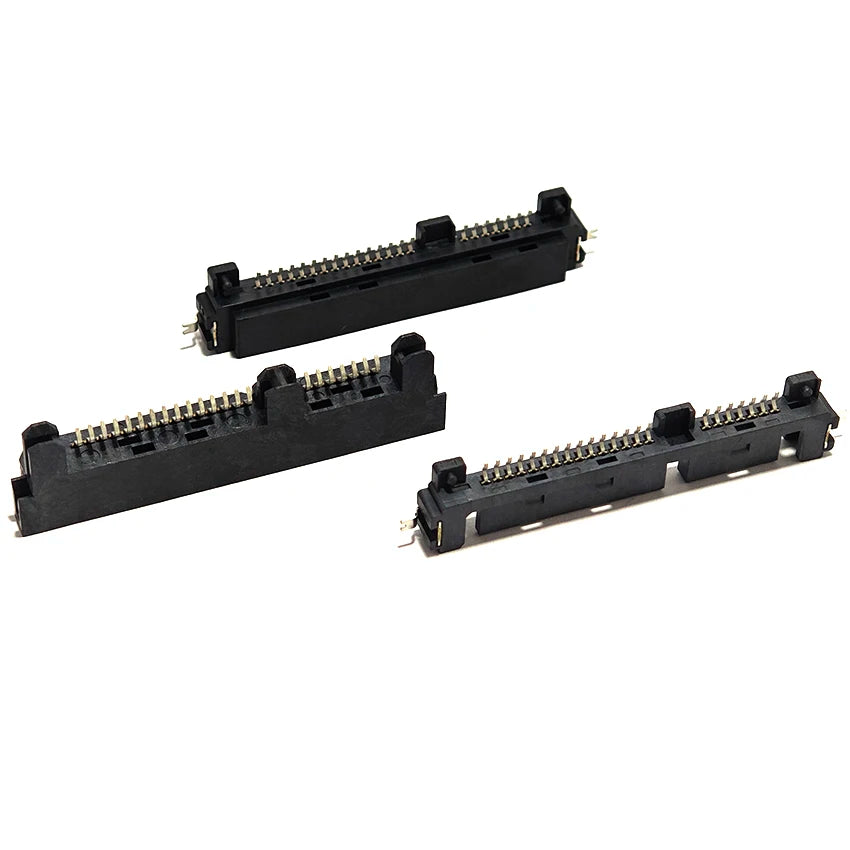 3/5PCS SATA7+15P Sinking Board 1.0 Male Socket Solid State Drive Plug SATA 22PIN SMT Male Head Notebook Hard Drive Connector