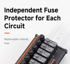 ENMG DC Inline 2 4 6 8 10 12 16-Way Solid State Relay Module RT-SSK Non-contact DC PLC AC Amplifier Board 5-24V Fuse Protections