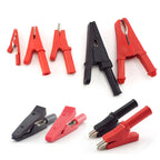10A 20A 30A 50A Alligator Clip Crocodile Adapter 2mm 4mm Banana Plug Probe Clip for Multimeter Pen Test lead Cable Insulated E2