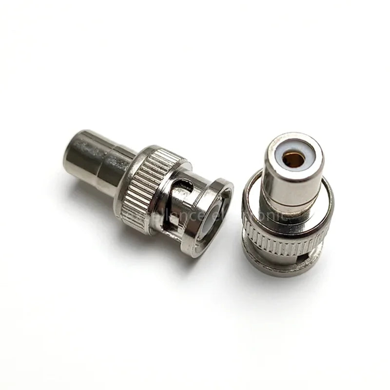 10pcs BNC RCA Male Female to BNC RCA male Female Adapter Plug Coax Cable Video audio wire Converter Connector for CCTV Camera