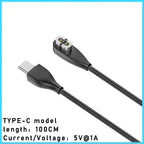 Earphone USB/Type-C Fast Charging Cable For Shokz AS800/S803/S810/ Open Run Bone Conduction Headphone Headset Charger Adapter