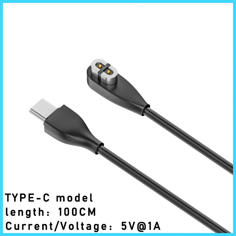 Earphone USB/Type-C Fast Charging Cable For Shokz AS800/S803/S810/ Open Run Bone Conduction Headphone Headset Charger Adapter