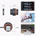 YXY Network RJ45 Panel Mount Connector IP68 Ethernet Dual Size M20/M23 CAT5E/CAT6/CAT6A Waterproof Outdoor Wire Connector