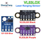 1/5PCS VL53L0X Time-of-Flight (ToF) Laser Ranging Sensor Breakout 940nm GY-VL53L0XV2 Laser Distance Module I2C IIC 3.3V/5V