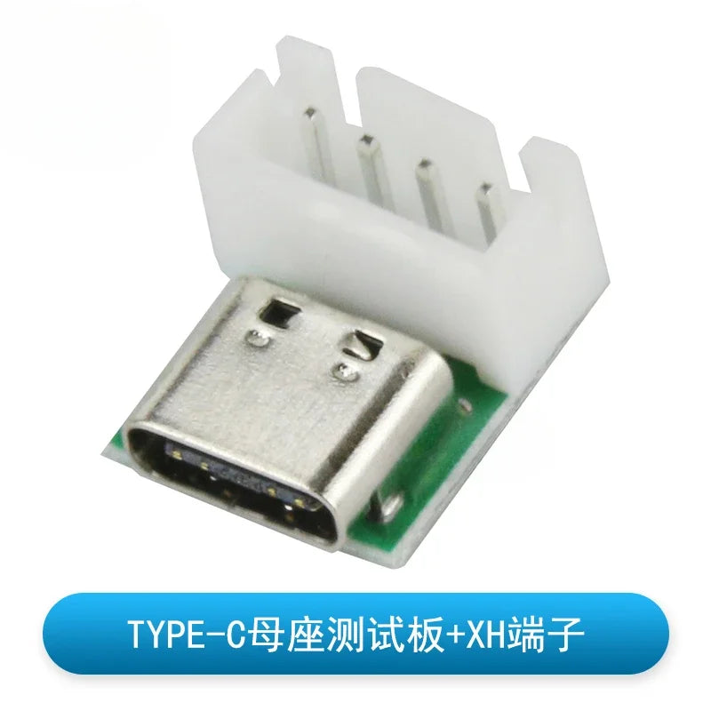 5pcs TYPE C USB 3.1 Type C Connector 16 Pin Test PCB Board Plate Adapter Socket For Data Line Wire Cable Transfer