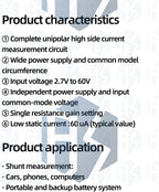 INA219 GY-169 GY-471 MAX471 3A Current Sensor Module Consume Current Detection Module for Arduino DC 0 -30V