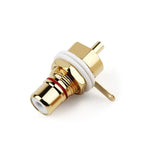 Audio Jack RCA Connector Female Socket Speaker Terminal Chassis Panel Mount CMC Connectors Cycle Nut AV Consumer Electronics