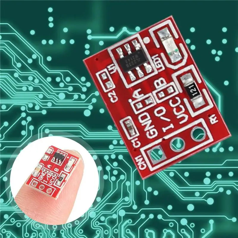 A21I-50Pcs Ttp223 Touch Button Modular Self-Locking Jog Capacitive Switch Single-Channel Transformation