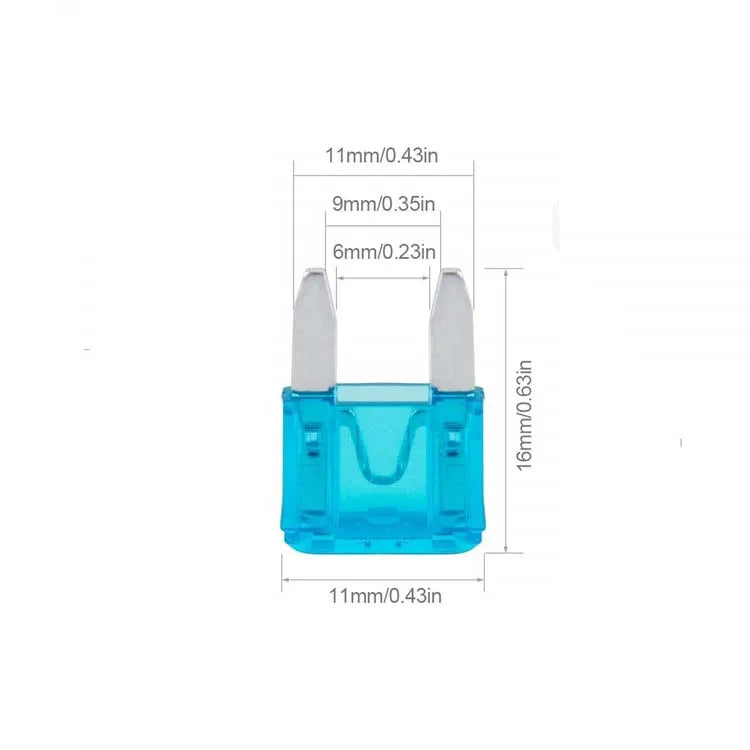 120Pcs Mini Profile Small Size Blade Car Fuse Assortment Set for Auto Car Truck Fusibles 12V 2.5/3/5/7.5/10/15/20/25/30/35A