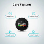 2C06, CO2 (NDIR) infrared high-precision sensor air quality detector, temperature and humidity detector