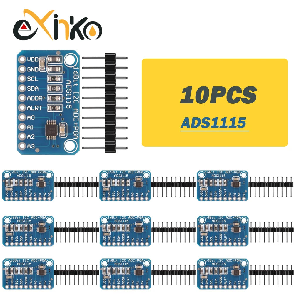 1-10pcs ADS1115 ADC ultra-compact 16-precision ADC Module development board
