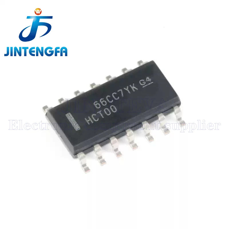 10PCS SN74 SN74HCT00DR HCT00 SOIC-14 Four-way 2 Input Positive NAND Gate Chip Logic Chip Brand New Authentic
