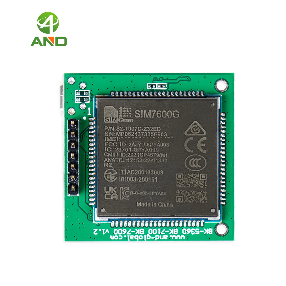 SIM7600G R2 Breakout Boards Kits LCC 4G LTE MODULE CAT1,compatible with SIM7500/SIM7600 Series