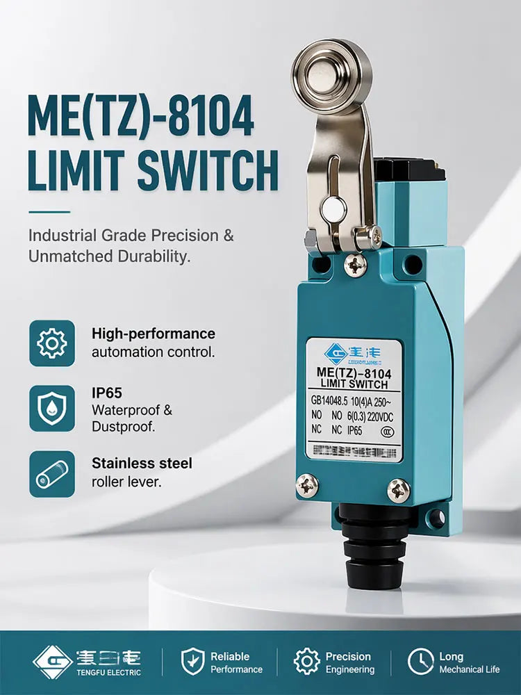 ME-8108 ME-8104 ME-8107 ME-8111 ME-8112 ME-8166-8169 Limit Switch Rotary Adjustable Roller Lever Arm Travel Switch AC250V NO NC