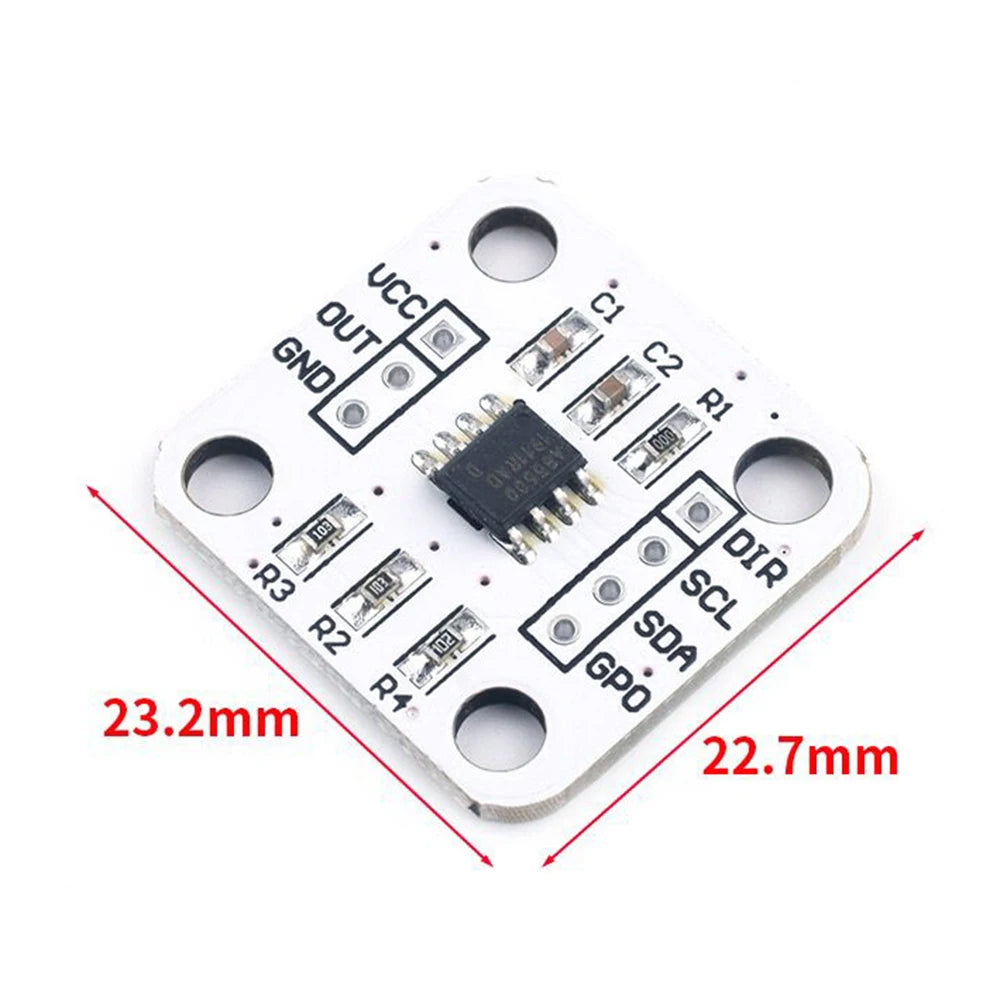 1/5/10PCS AS5600 Magnetic Encoder Module Magnetic Induction Angle Measurement Sensor 12bit High Precision 12bit 3.3V for Aduino
