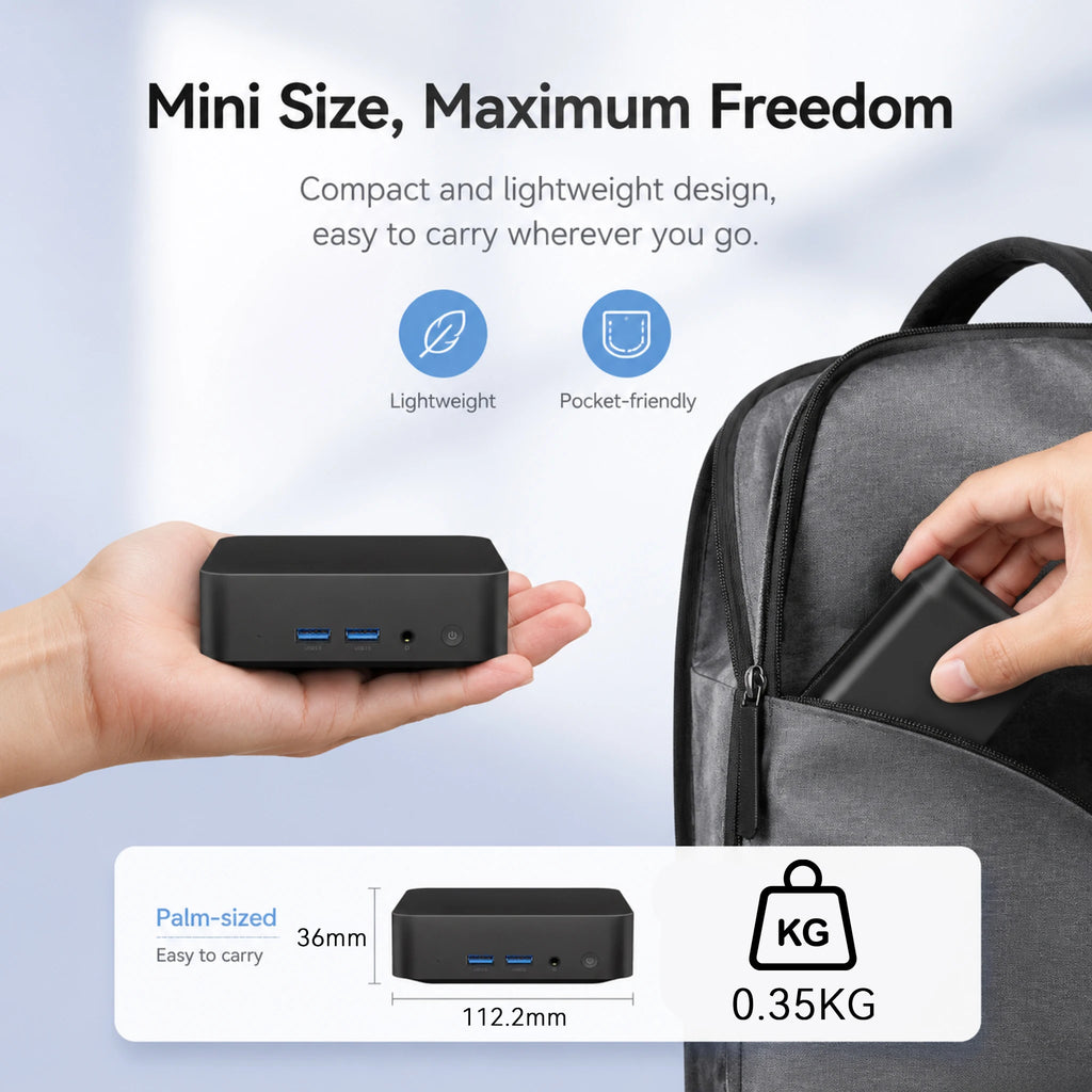 Windows 11 Pro Mini Pc Intel i9 10980HK i3 6100U Mini PC Computer 16GB 32GB RAM 1TB SSD Gaming PC Wifi 6 BT5.2 Mini PC Desktop
