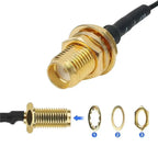 FULL-Wifi Halow Antenna 915Mhz 10Dbi Omni Whip Antenna-SMA Soft Antenna For Meshtastic Lora For Heltec V3 V4 Wio Tracker L1