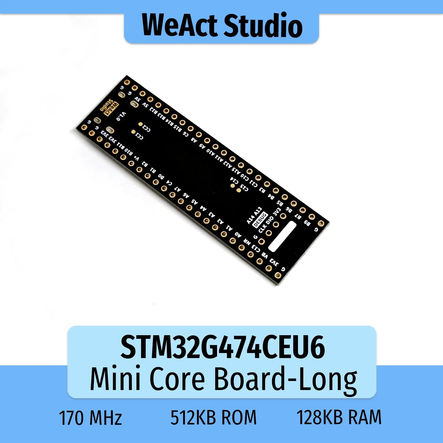 STM32G474CEU6 Long Type STM32G474CE STM32G474 STM32G4 ARM STM32 Minimum System Development Board Demo Board Core Board