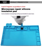Soldering Mat ESD Antistatic 500 ° Heat Resistant Insulation Work Mat Multifunctional Silicone Repair Pad Maintenance Platform