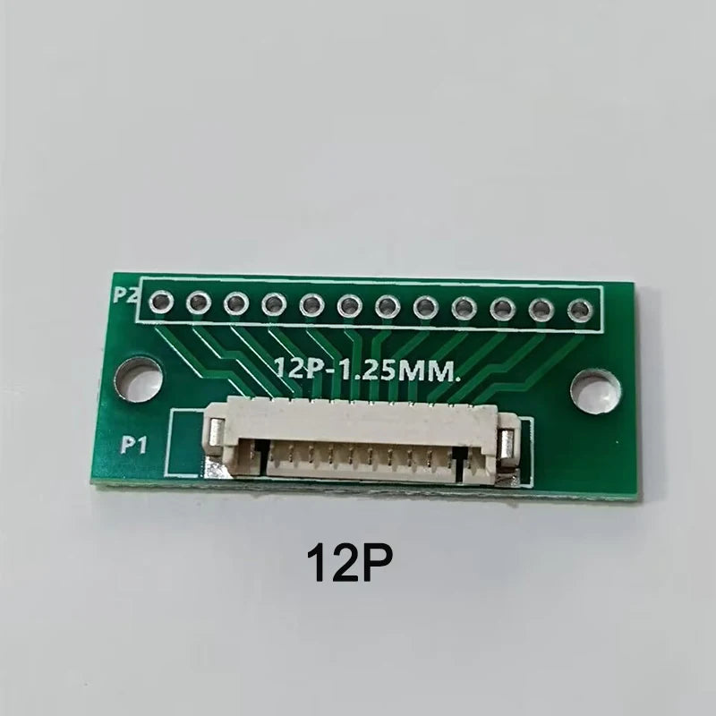 1/2/5pcs 1.25MM Pitch 4/6/8/10/12 FPC/FFC Adapter Connector 1.25 to 2.54 Circuit Board Horizontal Terminal Socket Test Board