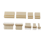100Pcs KF2510 Connector 2.54mm Pitch 2P-10Pin Straight/Curved Male Female Socket Housing Plug Pin Header Crimp Terminals KF-2510