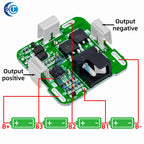 3s/4s/5S  Battery Charging Protection Board Li-Ion Lithium Battery Pack Protection Circuit Board BMS Module For Power Tools
