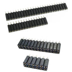 10pc 2.54mm PH7 Extra Insulation Dual 2x1-40P Single 1X1-40P PCB IC Crystal Transistor Round Hole Socket Connector Female Header