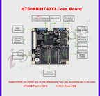 STM32H750X Core Board  STM32H750XB STM32H743X Core Board STM32H743XI