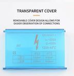 JINH Din Rail Distribution Terminal Block Screw Connection High Power 2 4 Bus Universal Electric Wire Connector Junction Box