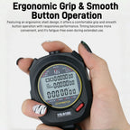Waterproof Digital Stopwatch, 100-Lap Sports Timer with Neck Lanyard for Running, Swimming, Training - Stopwatch for Men Women