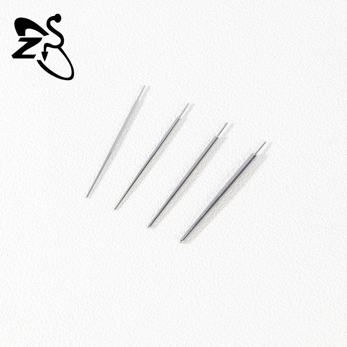 ZS 1 Piece G23 Titanium Curved Taper Insertion Pin Tool Internal Thread Piercing Kit For Tragus Helix Lip Nose Piercing Jewelry