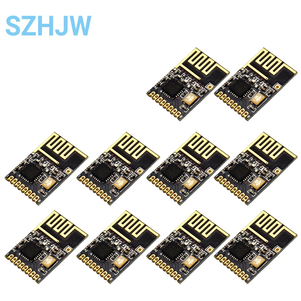 1/5/10pcs Mini NRF24L01+ 2.4GHz SMD RF Wireless Transceiver Module Mini Power Enhanced Version SMD Receiver Transceiver Board