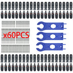 10/20/60/100PCS Photovoltaic Connectors, Solar Cable Connectors, IP67 Waterproof Adapters, DC1000V/30A Used for 2.5/4/6mm2 Cable