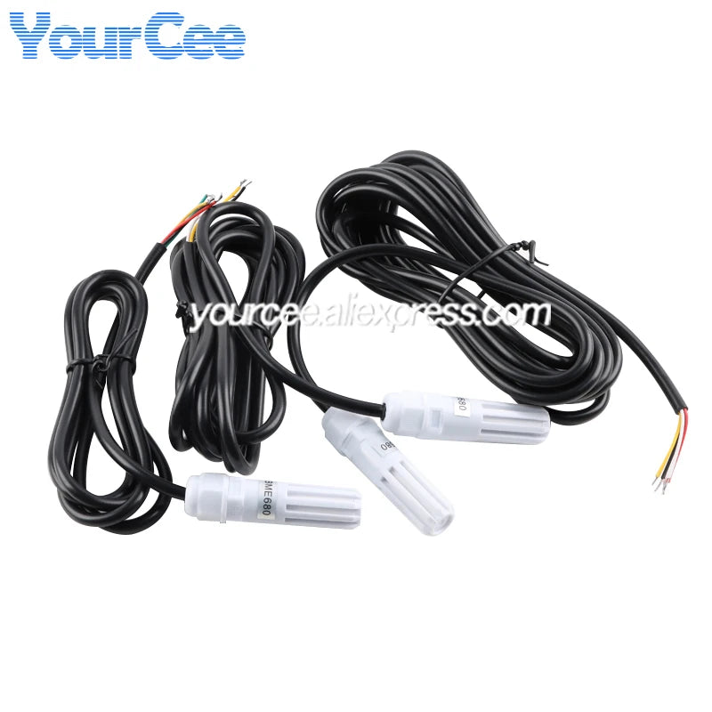 Temperature Humidity Atmospheric Pressure Gas Sensor Module Probe Connecting Cable SHT20 SHT30 AHT10 BMP180 BMP280 BME280 SGP30