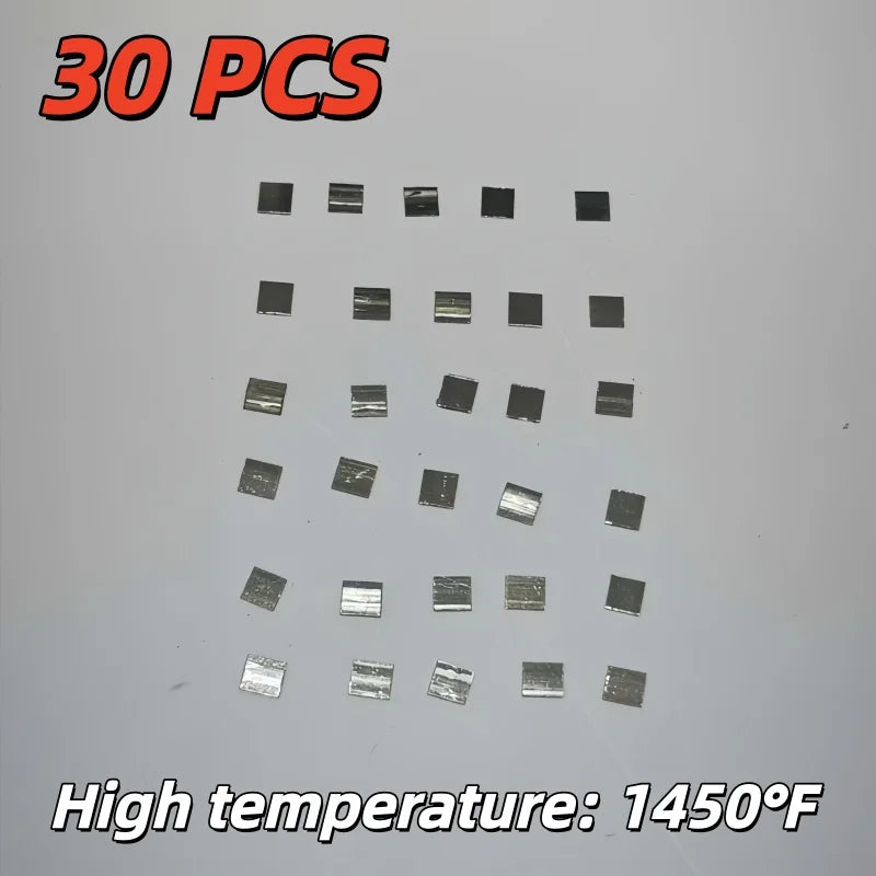 2*2mm Silver Solder Sheets - High/Medium/Low Temperature Options for DIY Jewelry Welding & Crafting