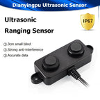 A02 Ultrasonic Sensing Sensor 450cm RS485 I2C PWM UART Waterproof Ranging Module Robot AGV Small Ultrasonic Sensor