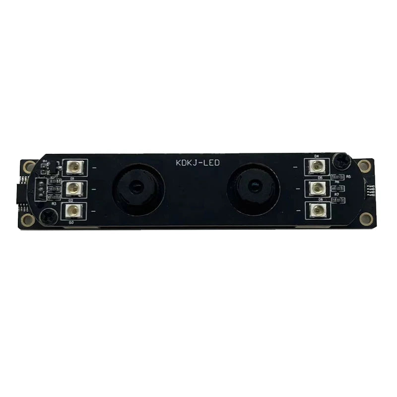 1920 X 1080 2MP Full HD Dual Lens USB Camera Module 1080P Fixed Focus With IR LED 68 Degree Lens Face Recognition AI