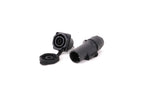 2pcs 3Pins Waterproof IP65 True Locking Powercon Male Plug Jack Power Female Sockets Chassis Wire Connectors