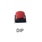 10Sets 12x12mm Momentary Tact Switch Add Plastic Caps Height 9.2mm Push Button Switch 4PIN SMT DIP PCB Mounting Button