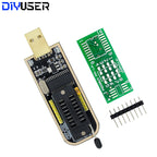 CH341A CH341B  24 25 Series EEPROM Flash BIOS USB CH341B Programmer Module  SOP8 Test Clip For EEPROM 93CXX / 25CXX / 24CXX