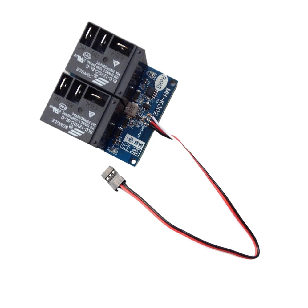 30A Electronic Relay Module 12V 1/2 Channel High Power PWM Relay Switch Remote Control On Off for DIY RC Models
