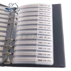 0201 0402 0603 0805 1206 1% resistor mixing manual SMD classification kit 170 values 8500PCS 4250PCS 0R-10M Blank sample Book