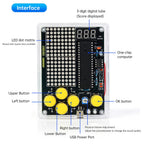 DIY Game Kit Retro Classic Electronic Production Kit Soldering Welding Tranning Set Snake Plane Racing Mini Pixel Game Console